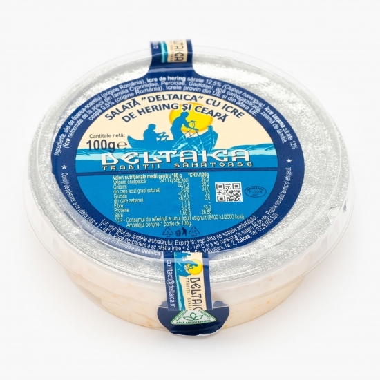 Salată cu icre de hering și ceapă 100g