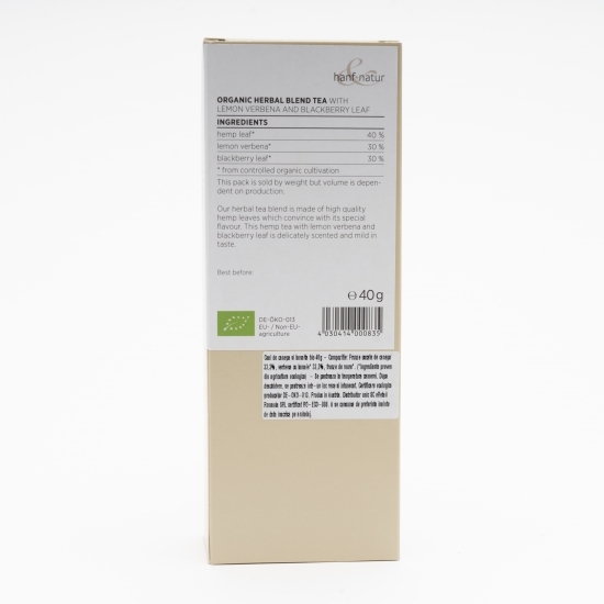 Ceai de cânepă și lămâiță eco 40g