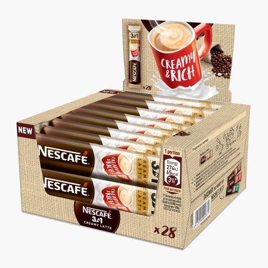 Cafea instant Creamy Latte 3în1 plicuri 28 x 15g
