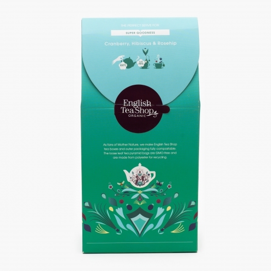Ceai eco merișoare, hibiscus și măceșe 30g