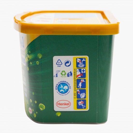 Detergent de rufe capsule, color, Discs 4în1, Deep Clean, 22 spălări