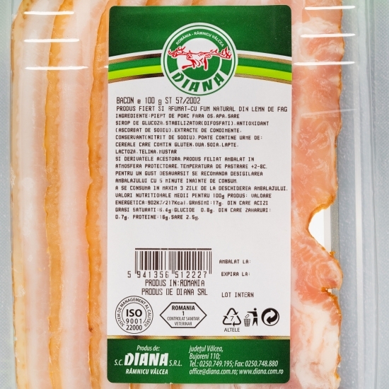 Bacon feliat 100g