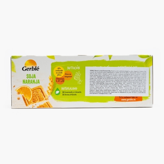 Biscuiți soia și portocale 280g