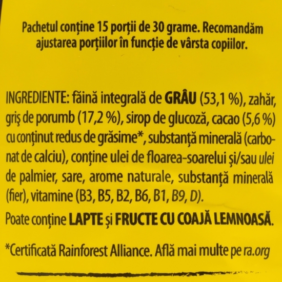 Cereale pentru mic dejun 450g