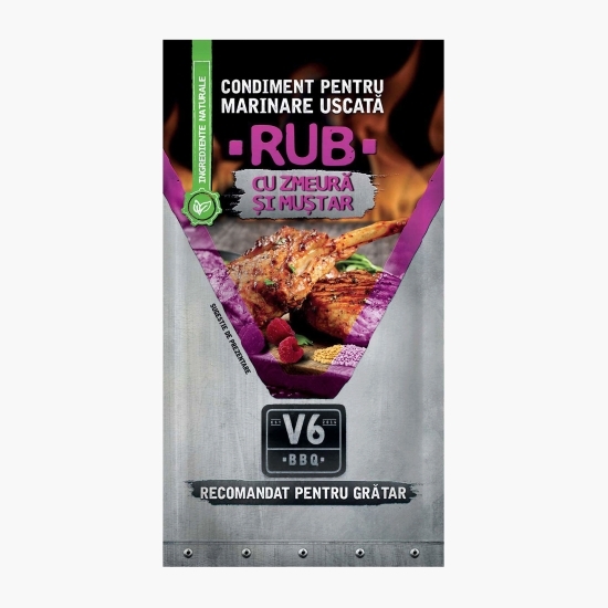 Condiment pentru marinare uscată zmeură și muștar 40g