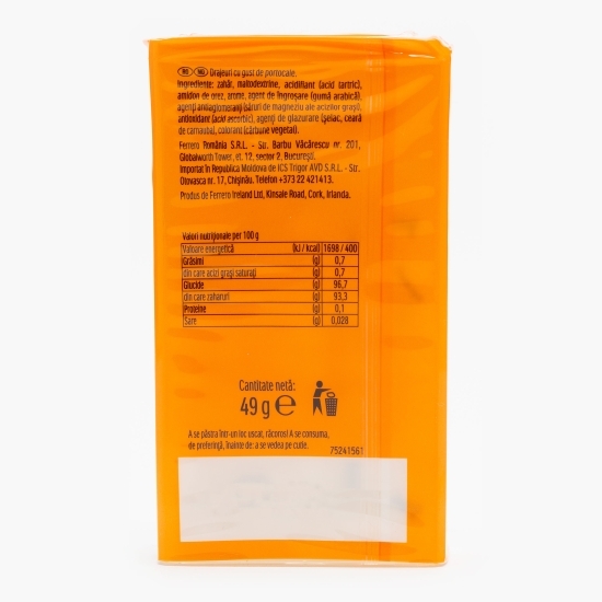 Drajeuri cu gust de portocale 49g