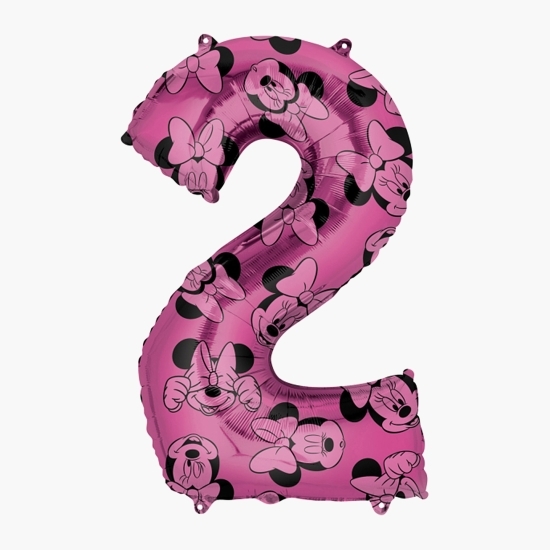 Balon folie cifra 2, Minnie
