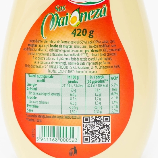 Sos maioneză 420g