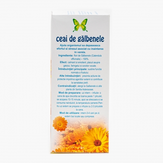 Ceai de gălbenele 20 plicuri