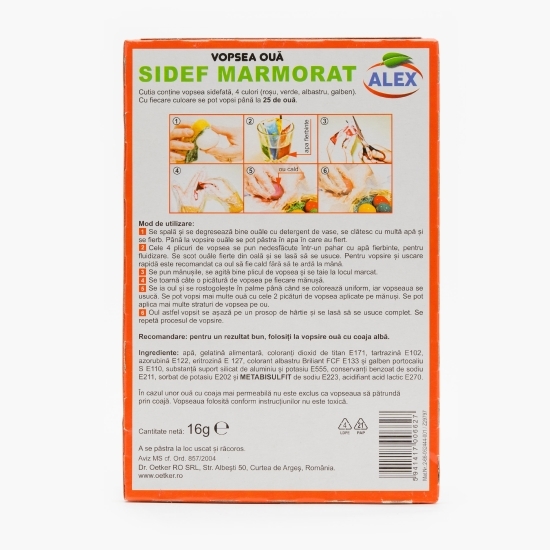 Vopsea gel sidef marmorat 16ml