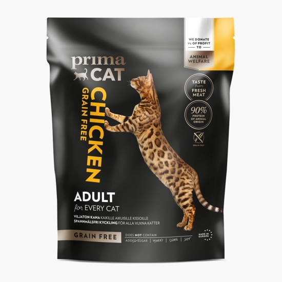 Hrană uscată pentru pisici adulte, cu pui, fără cereale, 1.4kg