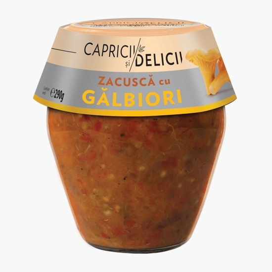 Zacuscă cu gălbiori 290g
