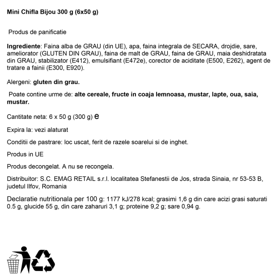 Chifle bijoux 6x50g