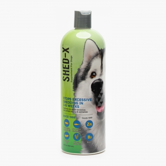 Supliment lichid împotriva năpârlirii pentru câini talie mare 947ml