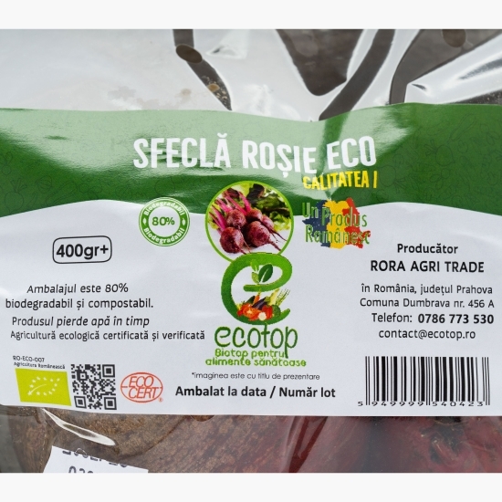 Sfeclă roșie eco România, minim 400g