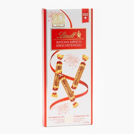 Sticks de ciocolată cu lichior de cireșe 30% 125g