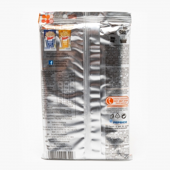 Popcorn cu gust de cașcaval pentru cuptor cu microunde 80g