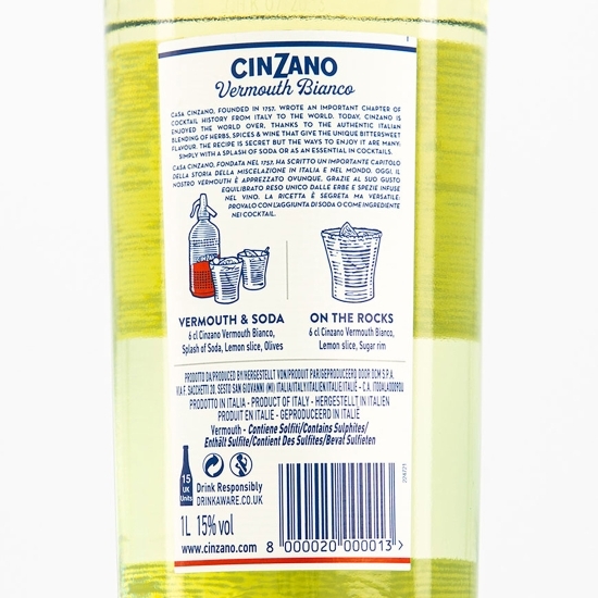 Vermut Bianco 15% alc.1l