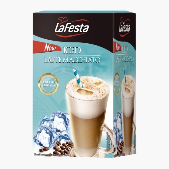 Iced Latte Macchiato, plicuri 8x18g, băutură instant