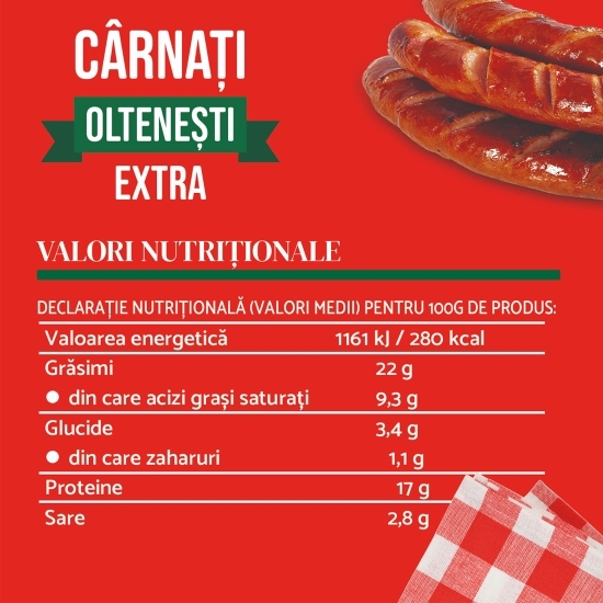 Cârnați oltenești 280g