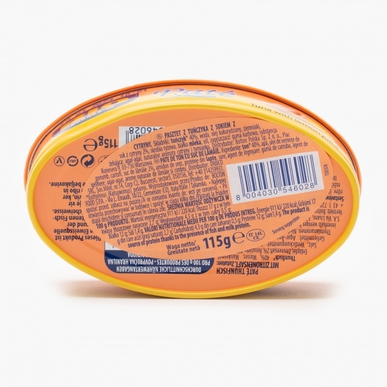 Pate cu ton cu suc de lămâie 115g