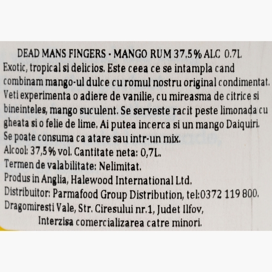 Rom Mango 37.5% alc 0.7l