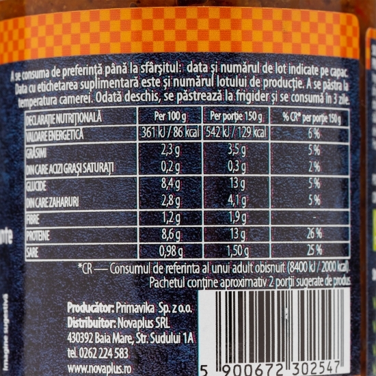 Sos chili sin carne vegetal 300g