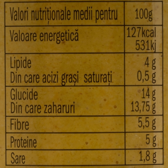 Muștar cu aromă de whisky 190g
