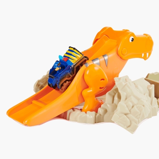 Setul cu pista de salvare chase al dinozaurului T-rex 3+ ani