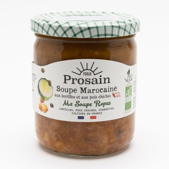 Supă marocană eco cu linte și năut 420g