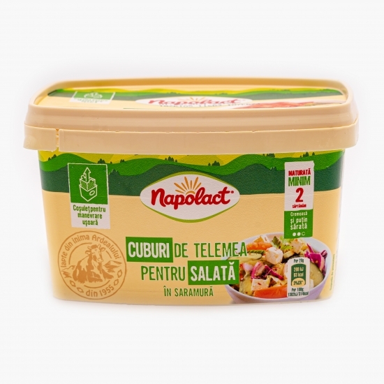 Telemea cuburi de vacă pentru salată 250g