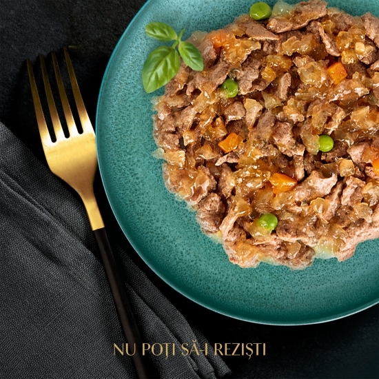 Hrană umedă pentru pisici adulte, 85g, cu curcan în aspic