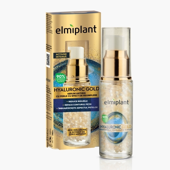 Serum antirid pentru față cu efect de umplere, Hyaluronic Gold 30ml