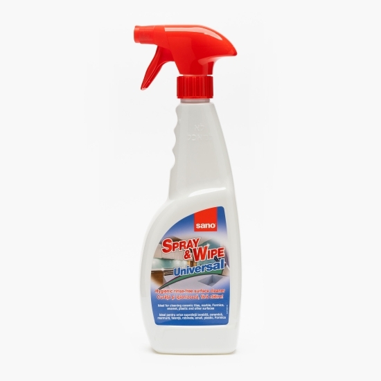 Soluție curățare universală fără clătire Spray & Wipe 0.75l