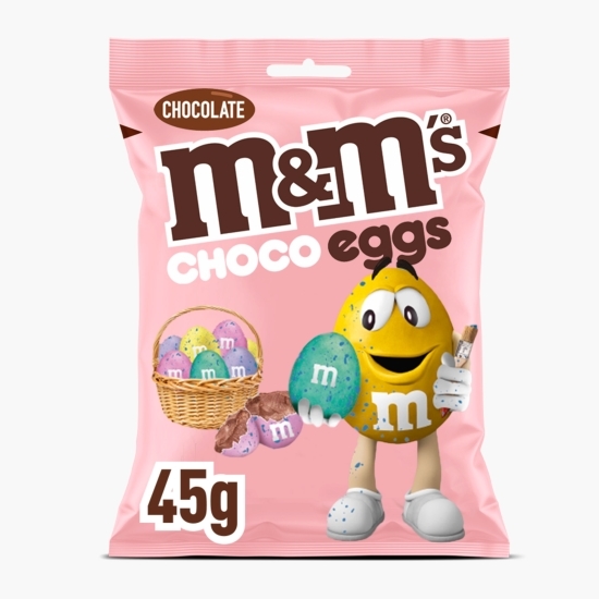 M&M'S - Ouă pătate Paște din ciocolată cu lapte, Chocolate Eggs, 45g