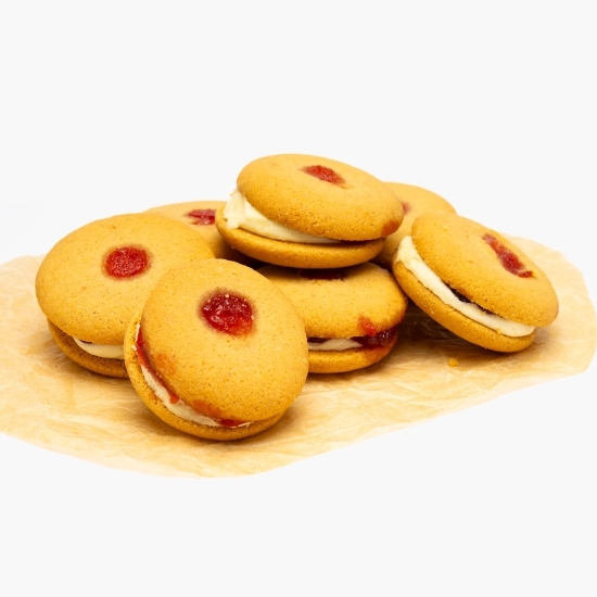 Fursecuri cheesecake cu zmeură - produs fabricat manual 200g