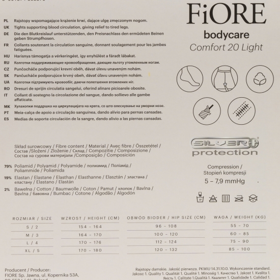 Ciorap modelator Comfort 20den Light Natural 3