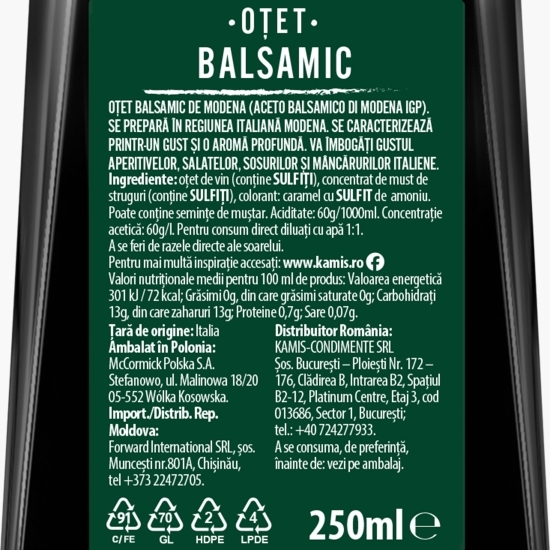 Oțet balsamic 0.25l