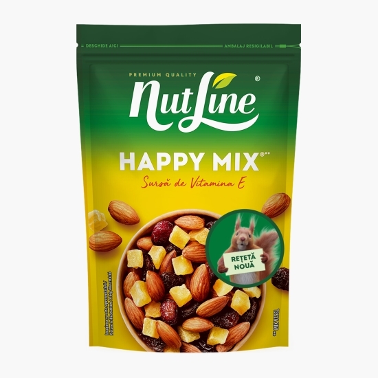 Mix de migdale, fructe confiante și stafide Happy Mix 120g