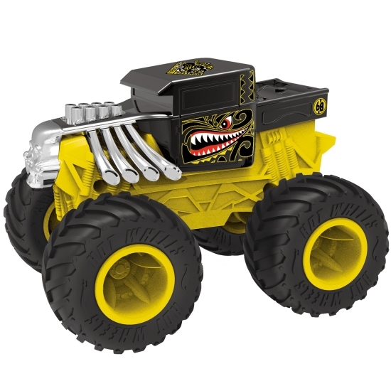 Mașinuță HW Bone Shaker, galben
