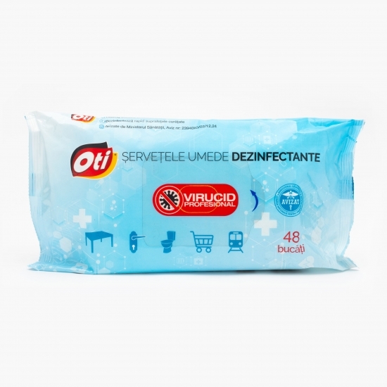 Servețele umede dezinfectante 48buc