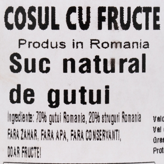 Suc natural de gutui 0.25l