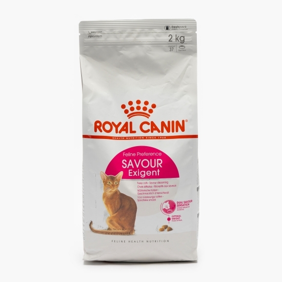 Hrană uscată pentru pisici, 2Kg, Savour Exigent