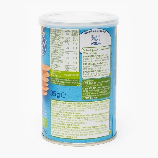 Gustare eco din cereale cu morcov, +10 luni, 35g