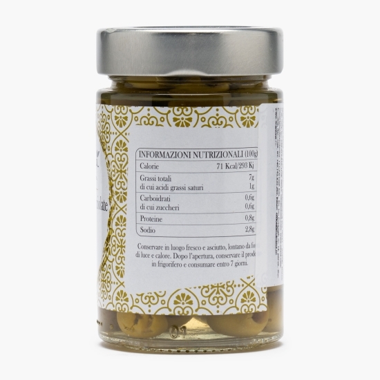 Măsline verzi Nocellara, fără sâmburi, 190g