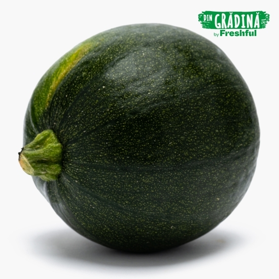 Dovlecel zucchini rotund, eco, România, minim 300g