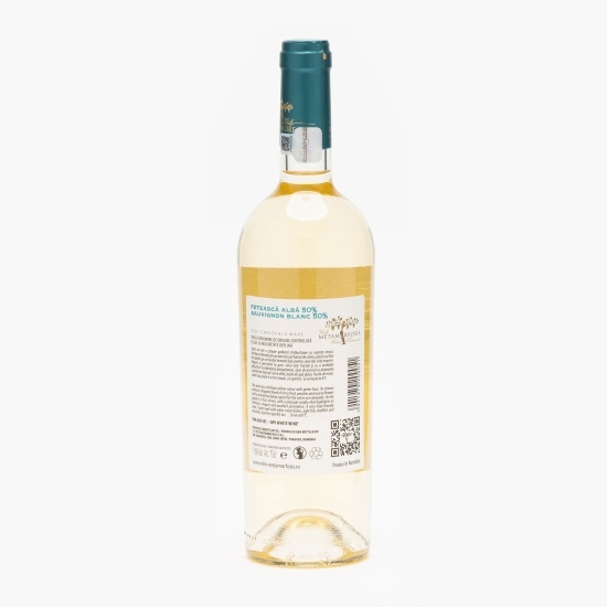 Vin alb sec Fetească Albă & Sauvignon Blanc, 13%, 0.75l