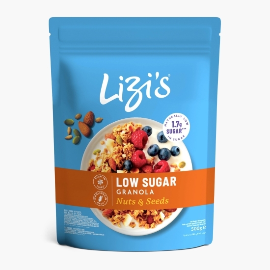 Granola Low Sugar nuci și semințe 500g