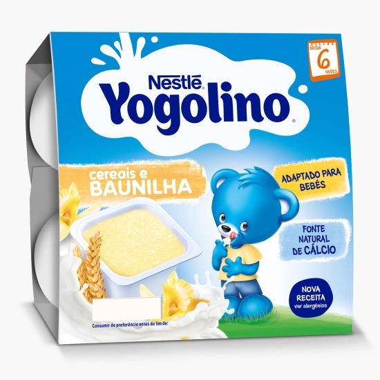 Gustare griș cu lapte, +6 luni, 4x100g
