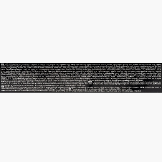 Napolitană cu cremă de ciocolată neagră 142g